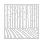 Hero Arts - Stencil - Birch Trees