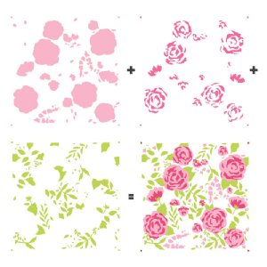 Hero Arts - Stencil - Color Layering Roses