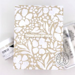 Hero Arts - Stencil - Floral Garden