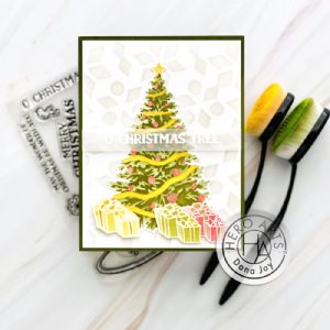 Hero Arts - Clear Stamp & Die Combo - O Christmas Tree