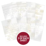 Hunkydory - Luxury Foiled Acetate Card Wraps
