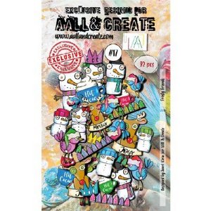 AALL and Create - Ephemera - Frosty Friends