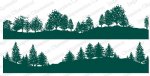 Impression Obsession - Cling Stamp - Tree-lined Hillside Duo
