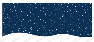 Impression Obsession - Cling Stamp - Snowy Night