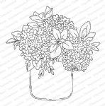 Impression Obsession - Cling Stamp - Hydrangea Gift