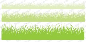 Impression Obsession - Cling Stamp - Grass Set