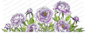 Impression Obsession - Cling Stamp - Peonies