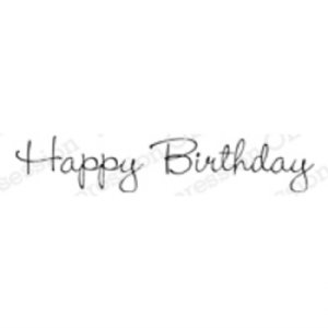 Impression Obsession - Cling Stamp - Happy Birthday