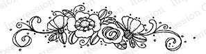 Impression Obsession - Cling Stamp - Flower Spray