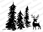 Impression Obsession - Cling Stamp - Deer Scene