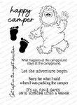 Impression Obsession - Clear Stamp - Camping with Bigfoot