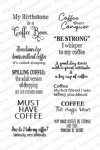 Impression Obsession - Clear Stamp - Coffee Mug Sayings