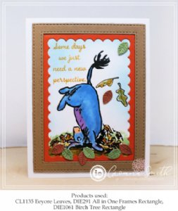 Impression Obsession - Clear Stamp - Eeyore Leaves
