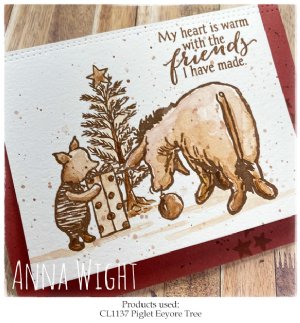 Impression Obsession - Clear Stamp - Piglet Eeyore Tree