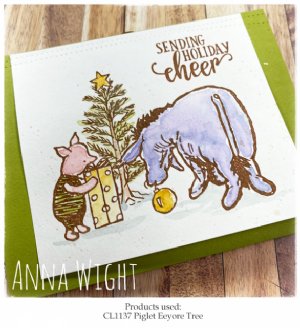 Impression Obsession - Clear Stamp - Piglet Eeyore Tree