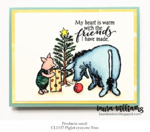 Impression Obsession - Clear Stamp - Piglet Eeyore Tree