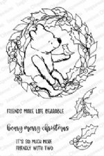 Impression Obsession - Clear Stamp - Pooh Wreath
