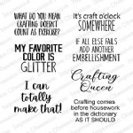 Impression Obsession - Clear Stamp - Crafty Coffee Mug Sayings