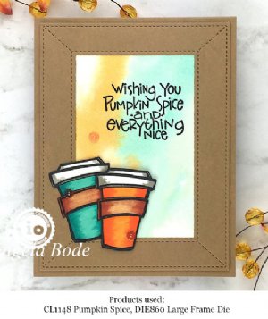 Impression Obsession - Clear Stamp - Pumpkin Spice