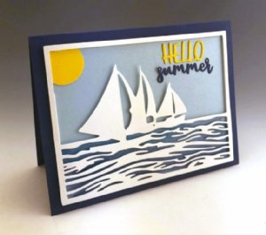 Impression Obsession - Die - Sailboat Frame