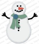 Impression Obsession - Die - Snowman (Large)