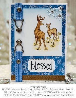 Impression Obsession - Limited Edition Red Rubber Cling Stamp Kit - November 2023