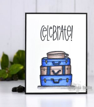 Impression Obsession - Cling Stamp - Celebrate