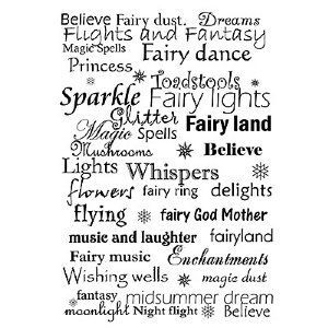 Lavinia - Clear Stamp - Fairy Words