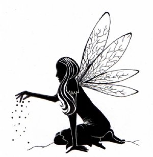 Lavinia - Clear Stamp - Fairy Dust Silhouette