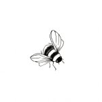 Lavinia - Clear Stamp - Bee Miniature