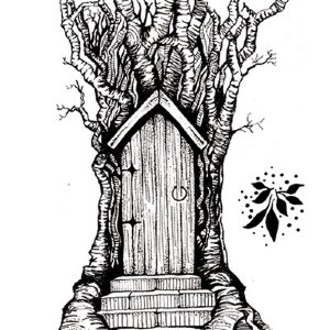 Lavinia - Clear Stamp - Fairy Door