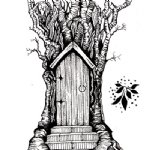 Lavinia - Clear Stamp - Fairy Door