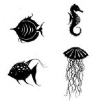 Lavinia - Clear Stamp - Sea Creatures