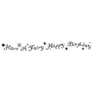 Lavinia - Clear Stamp - Fairy Happy Birthday