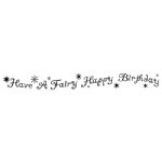 Lavinia - Clear Stamp - Fairy Happy Birthday