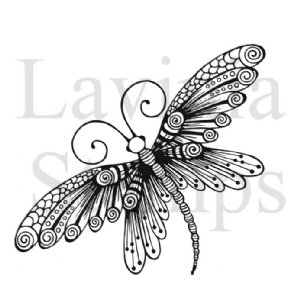 Lavinia - Clear Stamp - Zen Butterfly