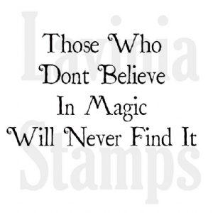 Lavinia - Clear Stamp - Believe in Magic