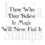 Lavinia - Clear Stamp - Believe in Magic