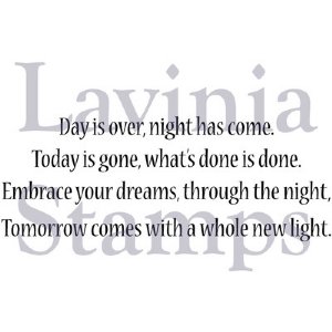 Lavinia - Clear Stamp - Embrace Your Dreams