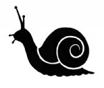 Lavinia Stamps - Clear Stamp - Snail Miniature