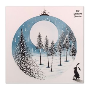 Lavinia - Clear Stamp - Small Pine Trees