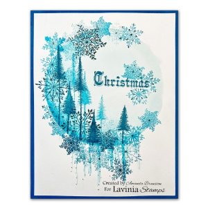 Lavinia - Clear Stamp - Small Pine Trees