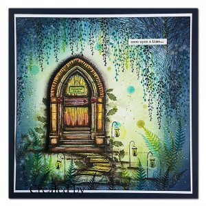 Lavinia - Clear Stamp - Inner Wooden Door