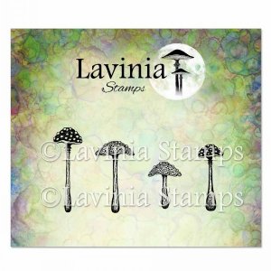 Lavinia Stamps - Clear Stamp - Purple Cap Mushrooms