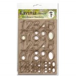 Lavinia - Embellishment - Grayboard Numbers