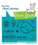 Lawn Fawn - Clear Stamp - Anglerfish Flip Flop