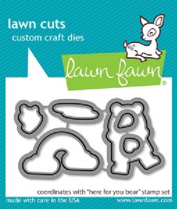 Lawn Fawn - Die - Here For You Bear