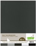 Lawn Fawn - 8.5X11  - Textured Canvas Cardstock Gray