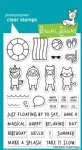 Lawn Fawn - Clear Stamp - Pool Party