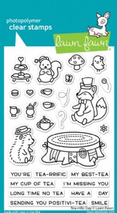 Lawn Fawn - Clear Stamp - Tea-rrific Day